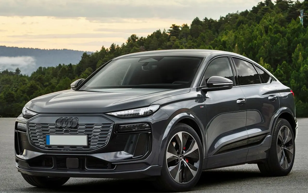 Q6 e-tron visto de perfil